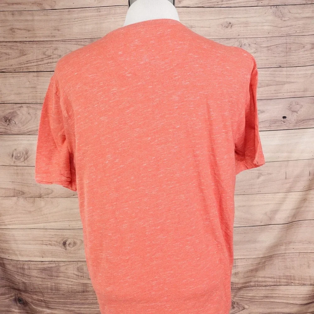 GREG NORMAN SHORT SLEEVE HEATHER RED? ORANGE? SHORT SLEEVE T-SHIRT SIZE L - Picture 4 of 7